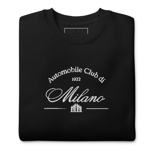 Auto Club Milano Script Crewneck