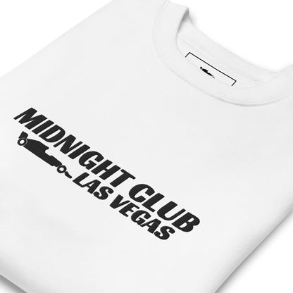 Midnight Club Las Vegas Crewneck - White